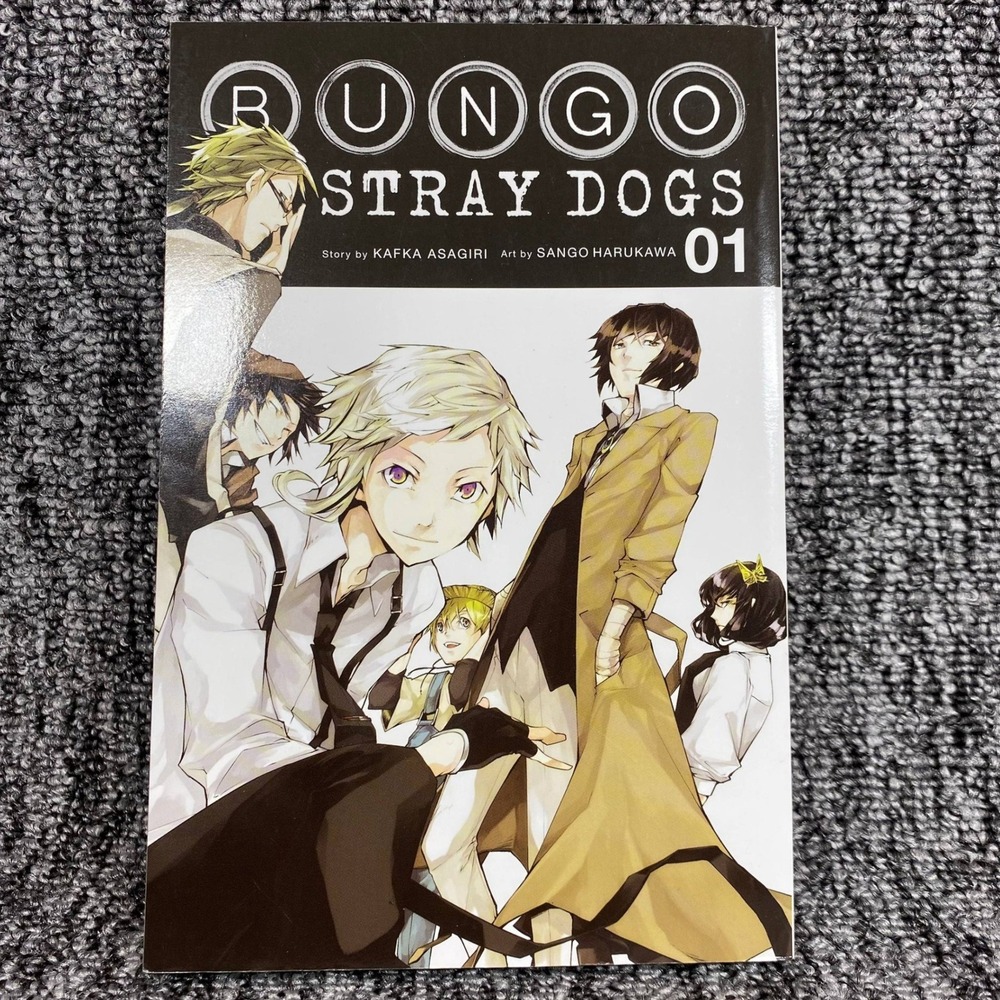 Yen Press Bungo Stray Dogs Vol 1‎ Manga Older Teen OS White Black Graphic Novel